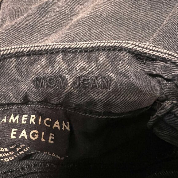 Washed black Mom Jeans - Picture 3 of 5